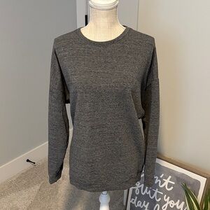 Athleta Marled Grey Sweatshirt